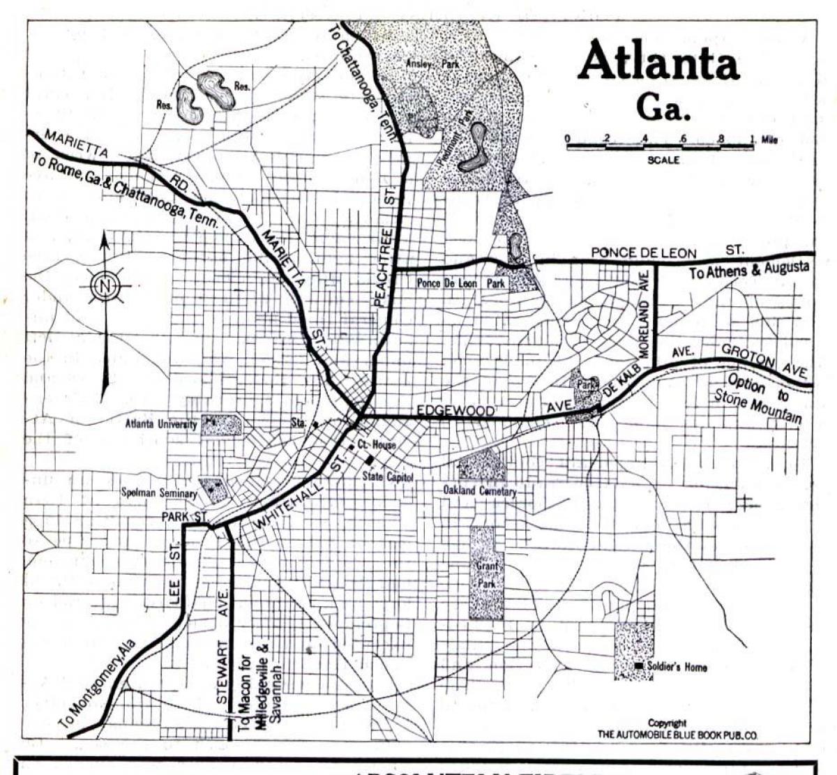 מפה של אטלנטה ג ' ורג ' יה
